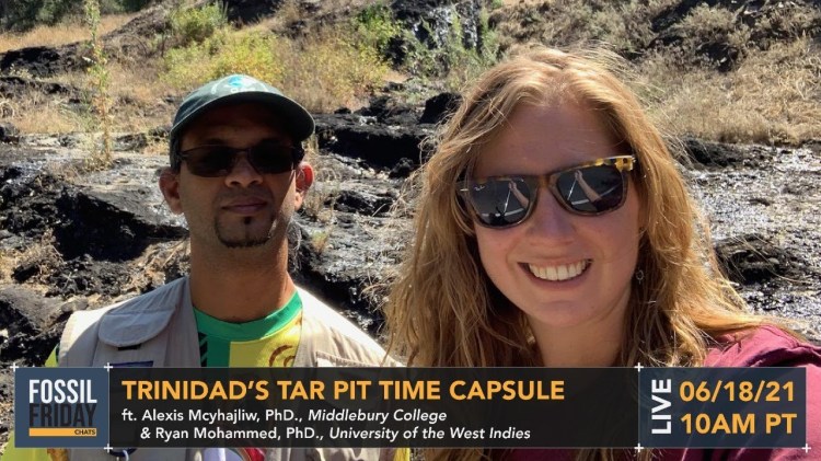 Alexis and Ryan had a great time chatting on the Fossil Friday Chat with the Western Science Center and Alf Museum.